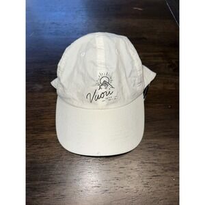 Vuori Unisex Hat Tech White Men's Women's Hiking Yoga Running Gym Tennis Golf